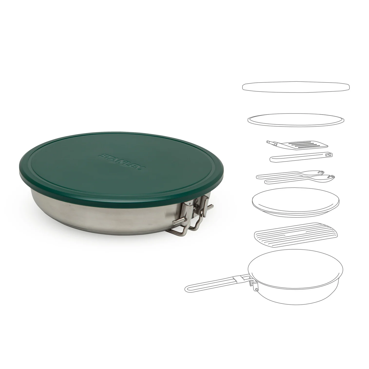 Adventure All-In-One Fry Pan Set | 0.94L - Image 8
