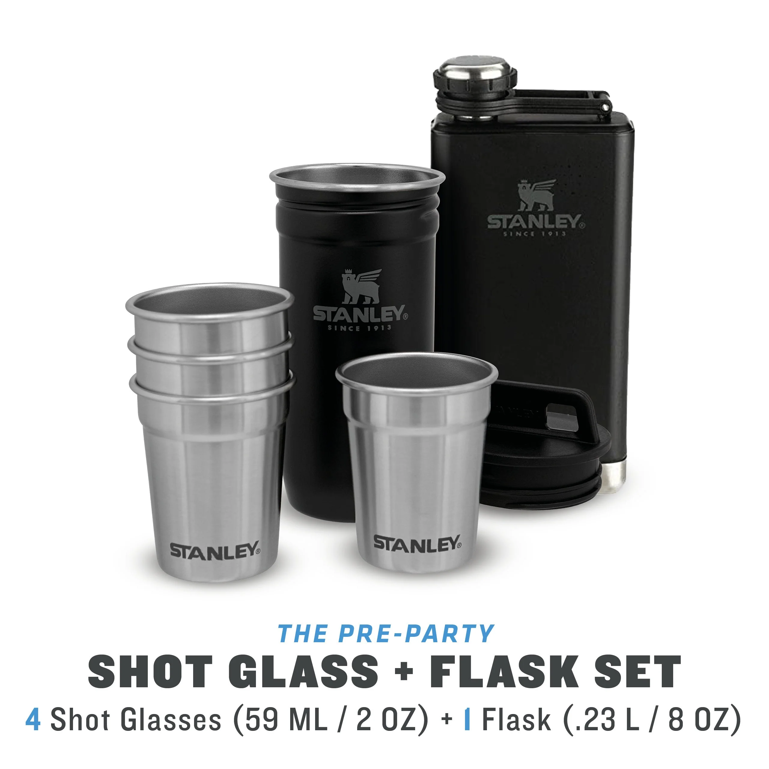 Adventure Pre-Party Shot Glass + Flask Set - Image 7