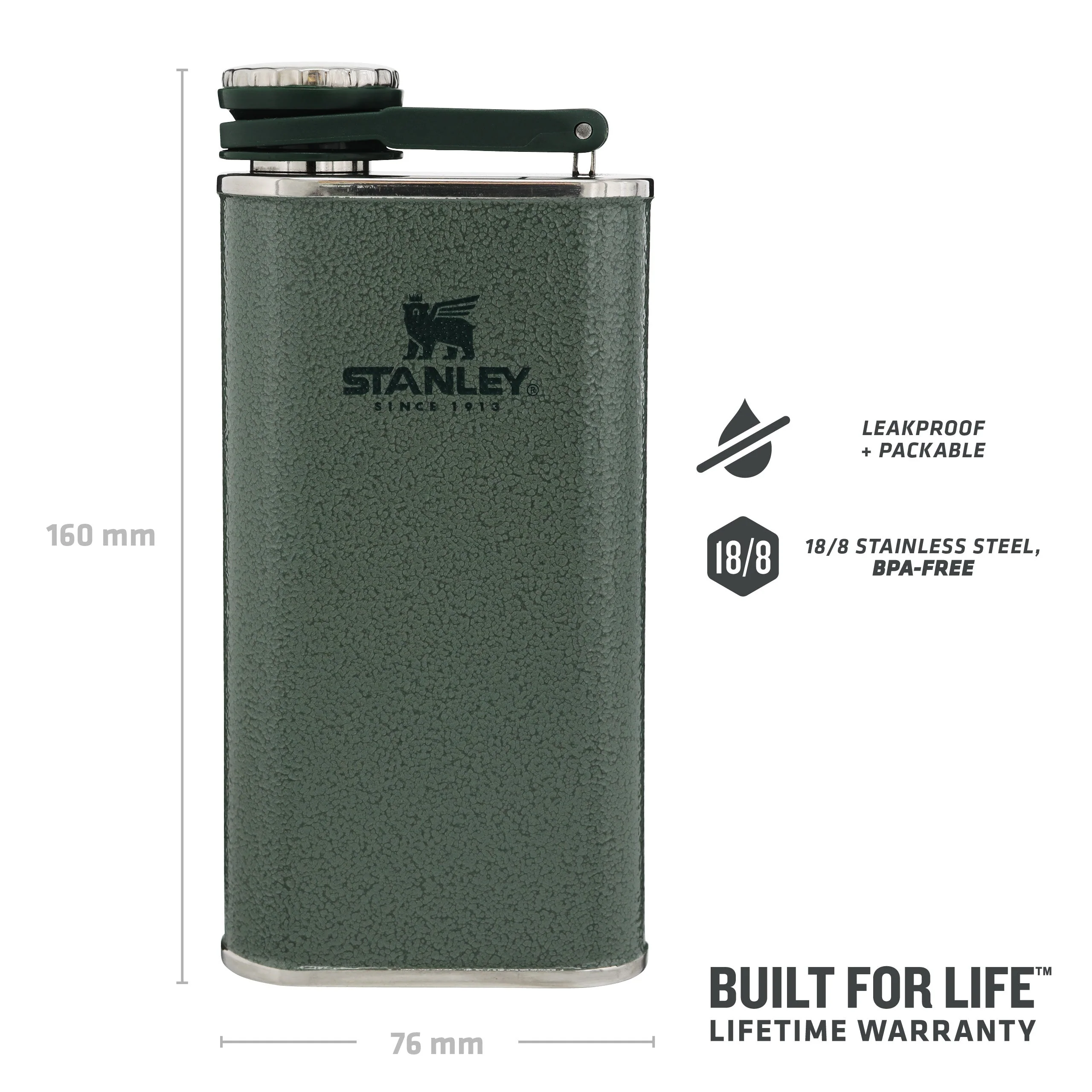 Classic Easy Fill Wide Mouth Flask | 0.23L - Stanley Create - Image 21