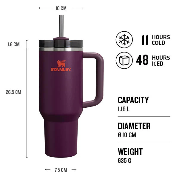 Quencher H2.0 FlowState™ Tumbler | 1.18L - Stanley Create - Image 18